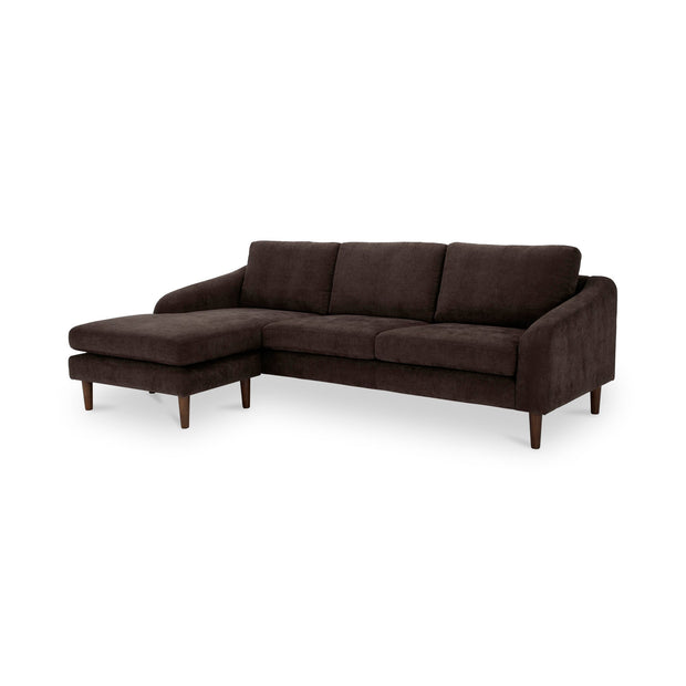 Moe's Home Collection Quinn Dark Brown Sectional