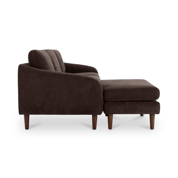 Moe's Home Collection Quinn Dark Brown Sectional