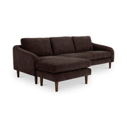 Moe's Home Collection Quinn Dark Brown Sectional
