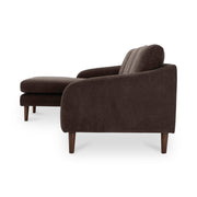 Moe's Home Collection Quinn Dark Brown Sectional