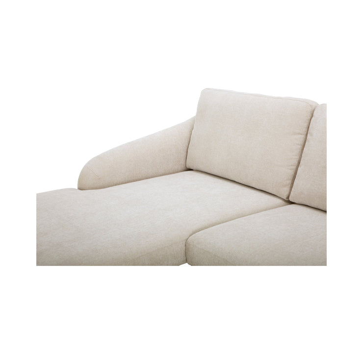Moe's Home Collection Quinn Oatmeal Sectional