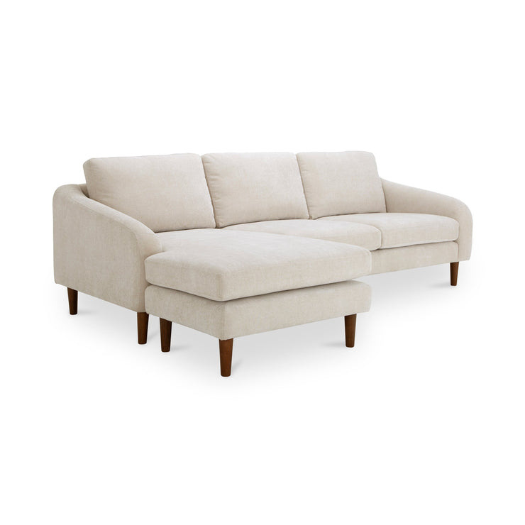 Moe's Home Collection Quinn Oatmeal Sectional