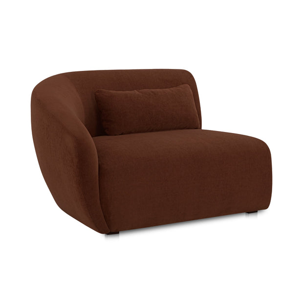 Moe's Home Collection Amelia Chestnut Left Arm Facing Chair