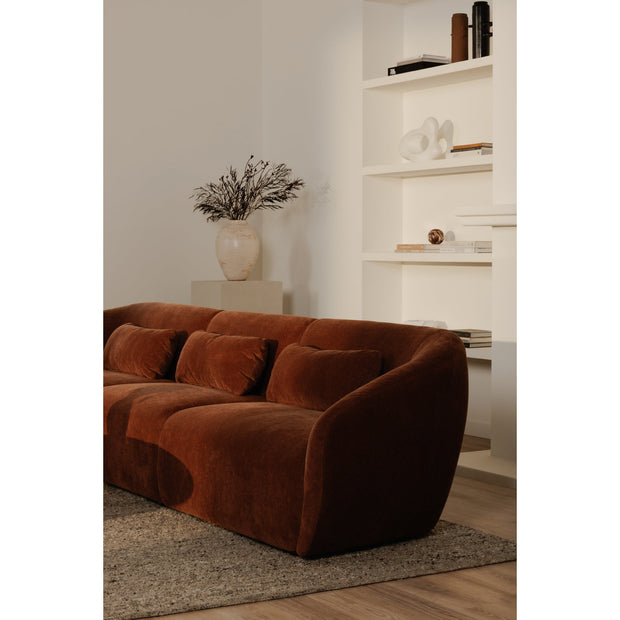 Moe's Home Collection Amelia Chestnut Left Arm Facing Chair
