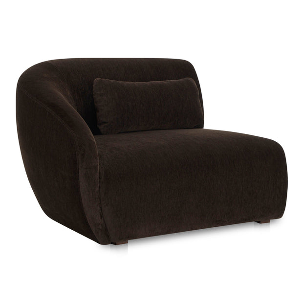 Moe's Home Collection Amelia Espresso Left Arm Facing Chair