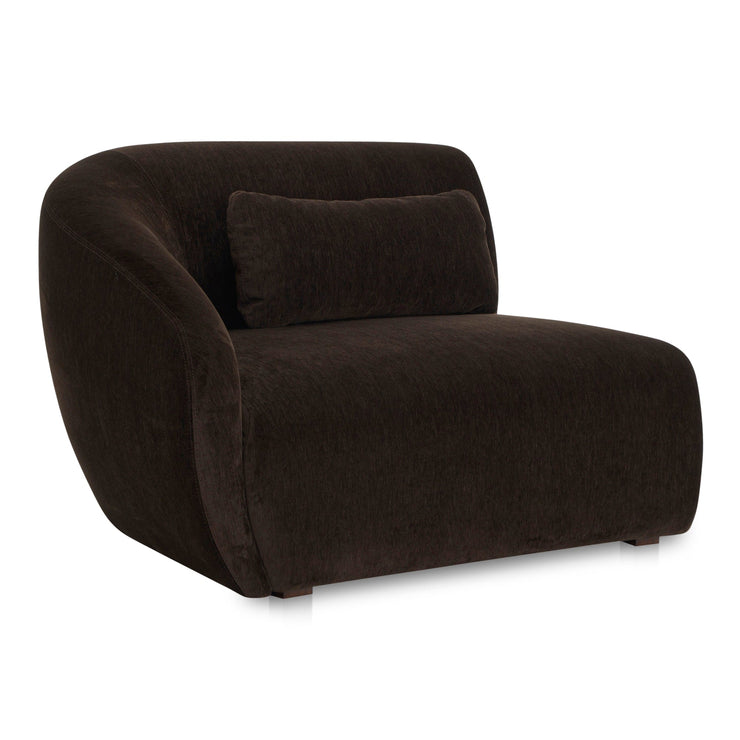 Moe's Home Collection Amelia Espresso Left Arm Facing Chair