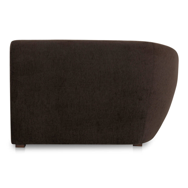 Moe's Home Collection Amelia Espresso Left Arm Facing Chair