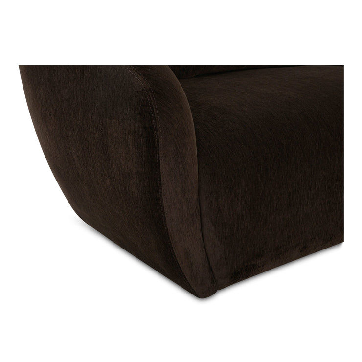Moe's Home Collection Amelia Espresso Left Arm Facing Chair