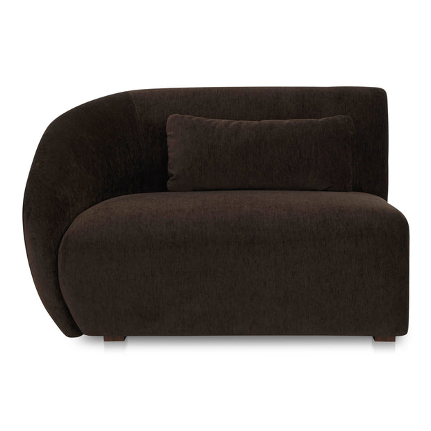 Moe's Home Collection Amelia Espresso Left Arm Facing Chair