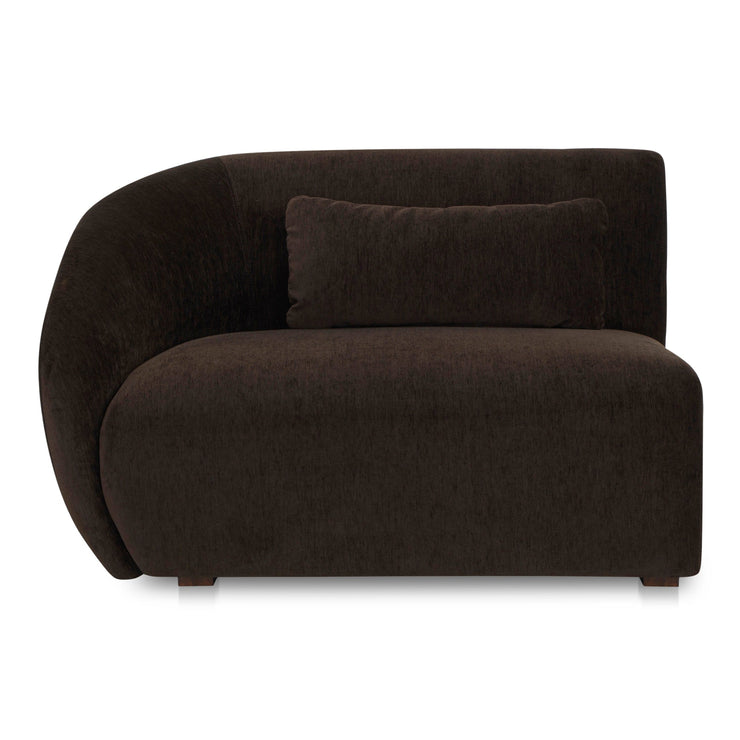 Moe's Home Collection Amelia Espresso Left Arm Facing Chair