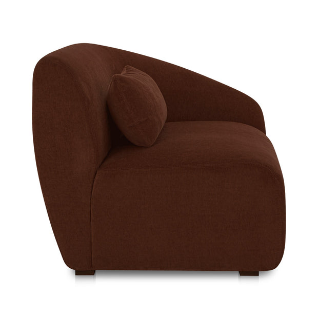Moe's Home Collection Amelia Chestnut Right Arm Facing Chair