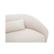 Moe's Home Collection Amelia Warm White Right Arm Facing Chair