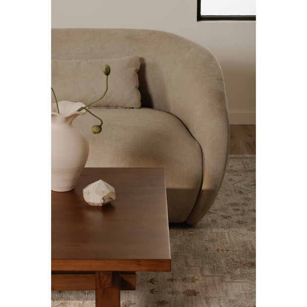 Moe's Home Collection Amelia Warm White Right Arm Facing Chair