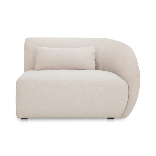 Moe's Home Collection Amelia Warm White Right Arm Facing Chair