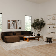 Moe's Home Collection Amelia Espresso Right Arm Facing Chair