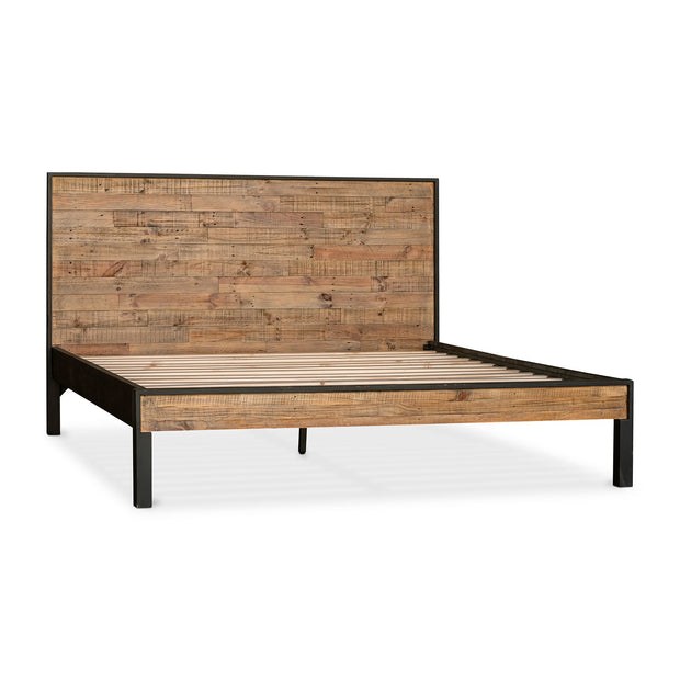 Moe's Home Collection Nova Reclaimed Wood Queen Size Bed