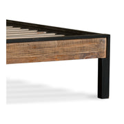 Moe's Home Collection Nova Reclaimed Wood Queen Size Bed