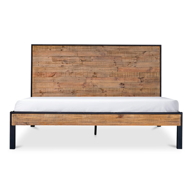 Moe's Home Collection Nova Reclaimed Wood Queen Size Bed