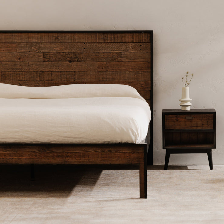 Moe's Home Collection Nova Reclaimed Wood Queen Size Bed