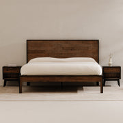 Moe's Home Collection Nova Reclaimed Wood Queen Size Bed