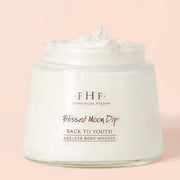 Farmhouse Fresh Blissed Moon Dip Back To Youth Body Mousse 8 oz. Glass Jar With Scoop ~ HOLIDAY SALE  ~ Limited Quantity