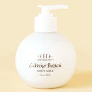 Farmhouse Fresh Citrine Beach Body Milk 8 oz. Pump Top Lotion ~ HOLIDAY SALE ~ Limited Quantity
