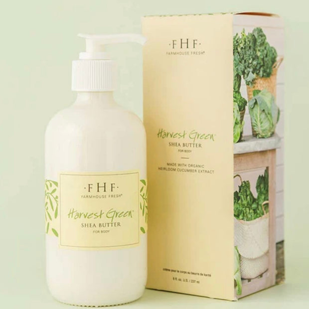 Farmhouse Fresh Harvest Green Shea Butter Cream 8 oz. Pump Top Lotion