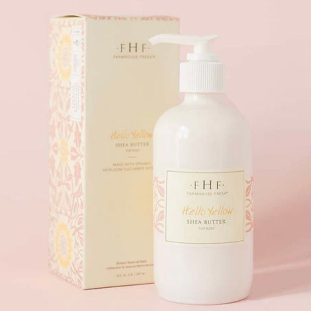 Farmhouse Fresh Hello Yellow Shea Butter Cream 8 oz. Pump Top Lotion