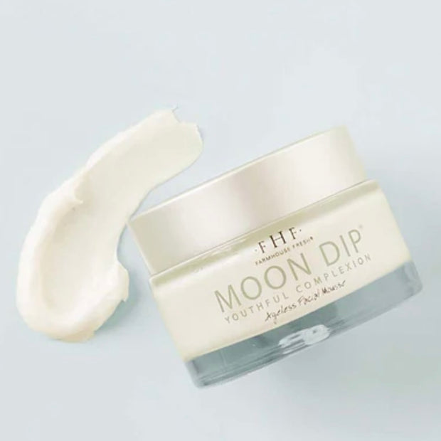 Farmhouse Fresh Moon Dip Youthful Complexion Ageless Facial Mousse with Peptides + Retinol 1.7 oz.  Glass Jar