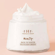 Farmhouse Fresh Moon Dip Back To Youth Body Mousse 8 oz. Glass Jar With Scoop