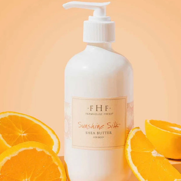 Farmhouse Fresh Sunshine Silk Shea Butter Cream 8 oz. Pump Top Lotion