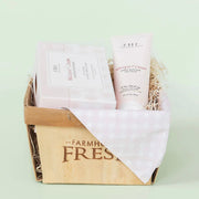Farmhouse Fresh Whoopie Harvest Gift Basket ~ Shea Butter Hand Cream and Bar Soap