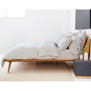 Pom Pom at Home Parker Flax Linen Duvet Cover Set ~ Available in Twin, Queen and King Sizes