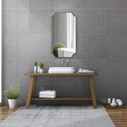 Uttermost Lennox Stainless Steel Frame Polished Nickel Mirror