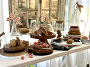 etúHOME Glass Dome Food Cover, Black Ring Handle, Large