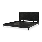 Moe's Home Collection Misaki Black Wood Queen Size Bed