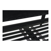 Moe's Home Collection Misaki Black Wood Queen Size Bed