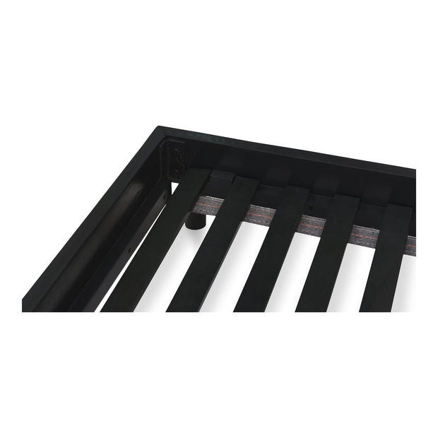Moe's Home Collection Misaki Black Wood Queen Size Bed