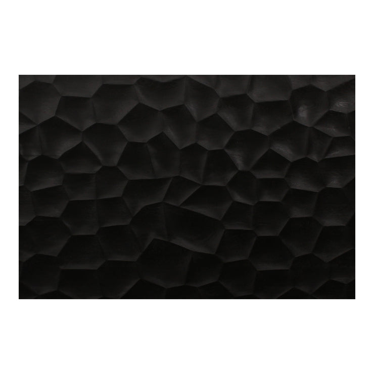 Moe's Home Collection Misaki Black Wood Queen Size Bed
