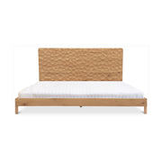 Moe's Home Collection Misaki Natural Wood Queen Size Bed