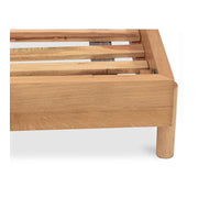 Moe's Home Collection Misaki Natural Wood Queen Size Bed