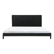 Moe's Home Collection Misaki Black Wood King Size Bed