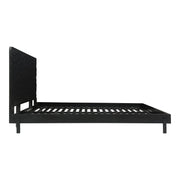 Moe's Home Collection Misaki Black Wood King Size Bed