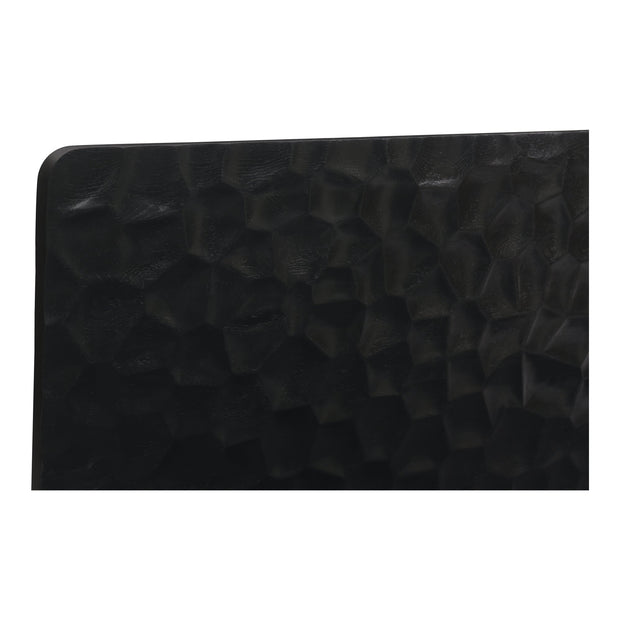 Moe's Home Collection Misaki Black Wood King Size Bed