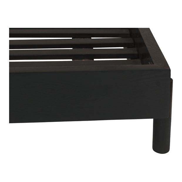 Moe's Home Collection Misaki Black Wood King Size Bed