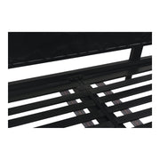 Moe's Home Collection Misaki Black Wood King Size Bed