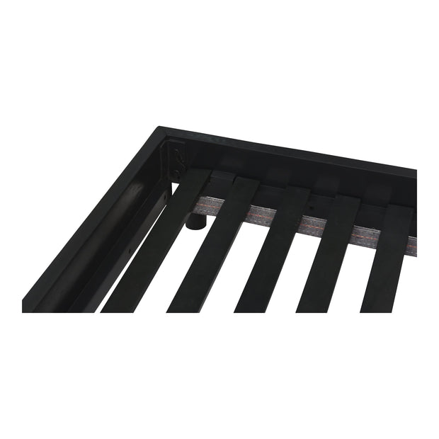 Moe's Home Collection Misaki Black Wood King Size Bed