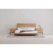 Moe's Home Collection Misaki Natural Wood King Size Bed