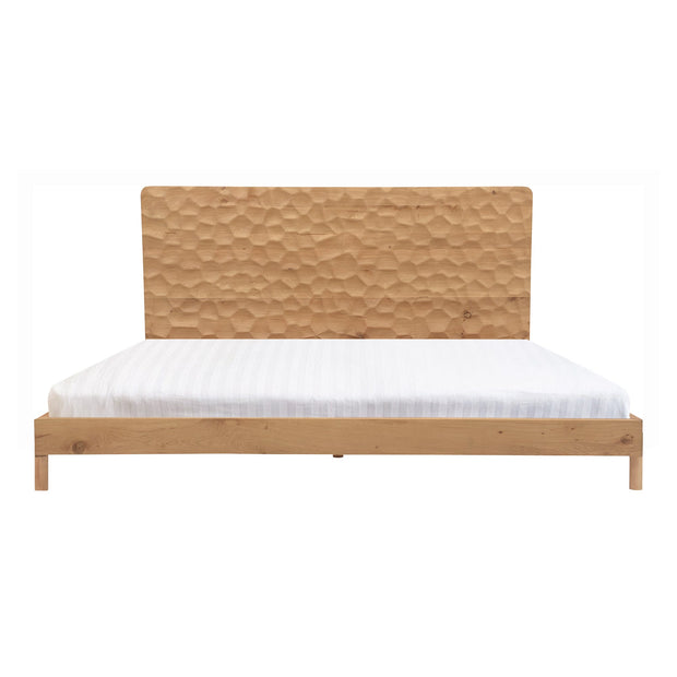 Moe's Home Collection Misaki Natural Wood King Size Bed