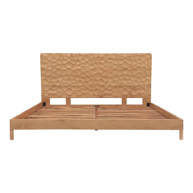 Moe's Home Collection Misaki Natural Wood King Size Bed